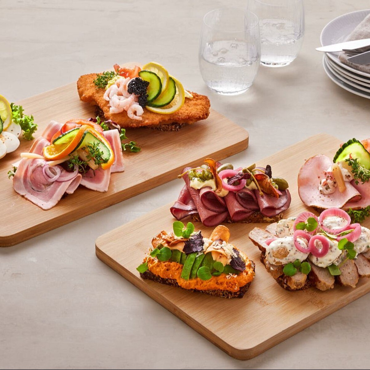Luksus smørrebrød